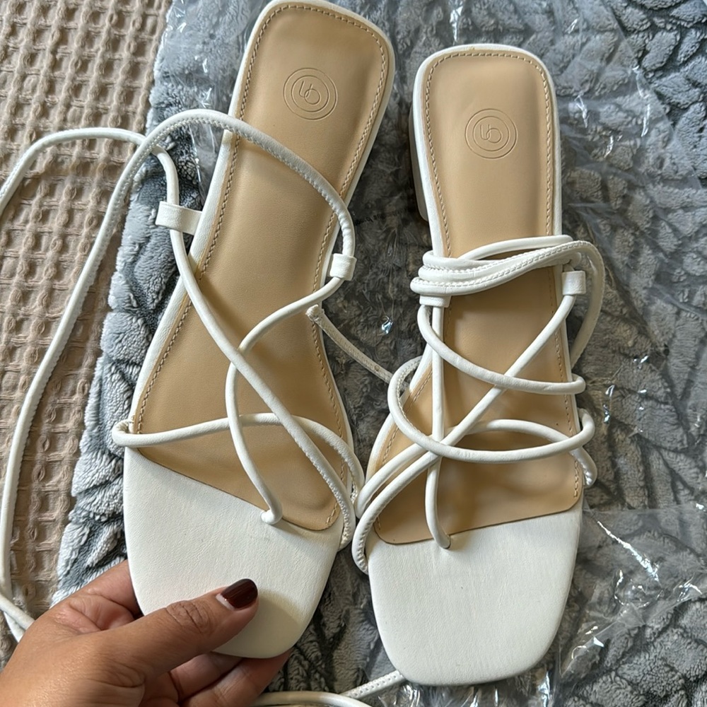 White Sandals